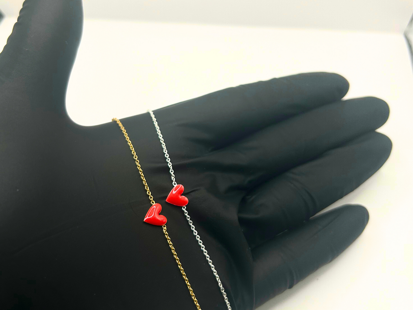 Zilveren hartjes setje x 'Valentijns cadeau'