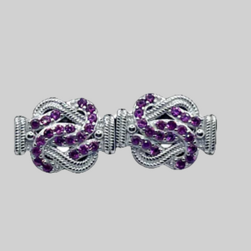 Zilveren roze mattenklopper oorbellen - 925 zilver -
