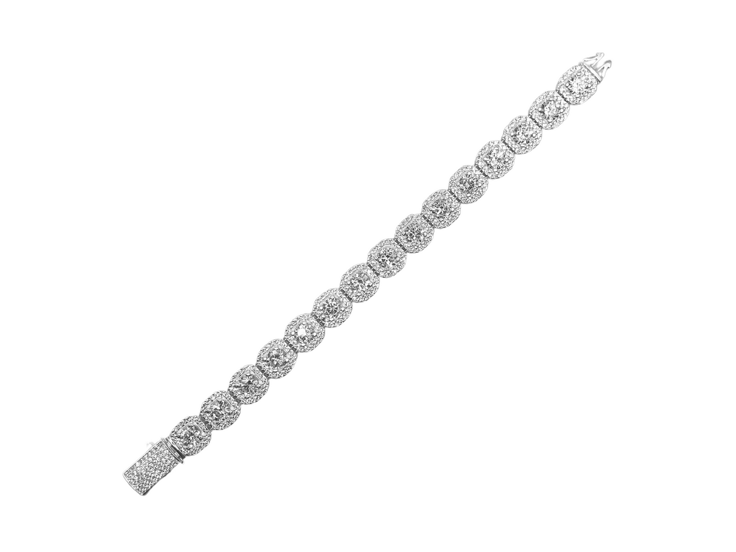 Bracelet glacé en argent XI