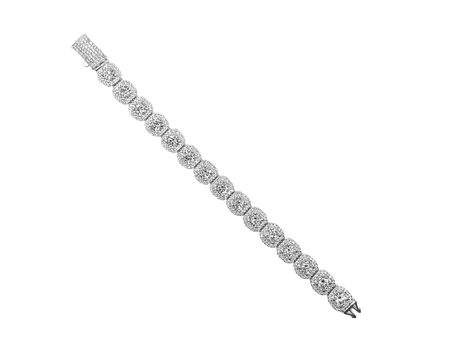 Bracelet glacé en argent XI