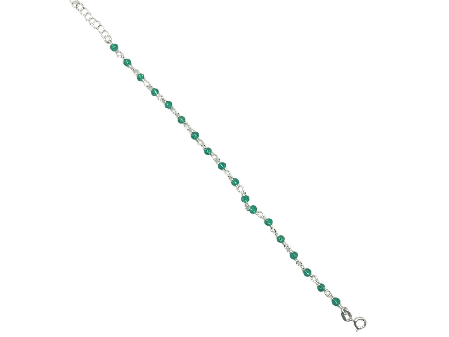 Kralen armband - 925 zilver -