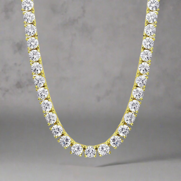 ICED OUT TENNIS CHAIN - 5MM 925 STERLING SILVER