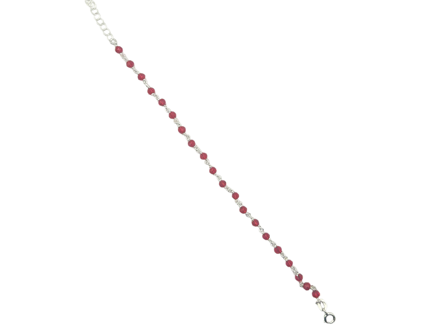 Kralen armband - 925 zilver -
