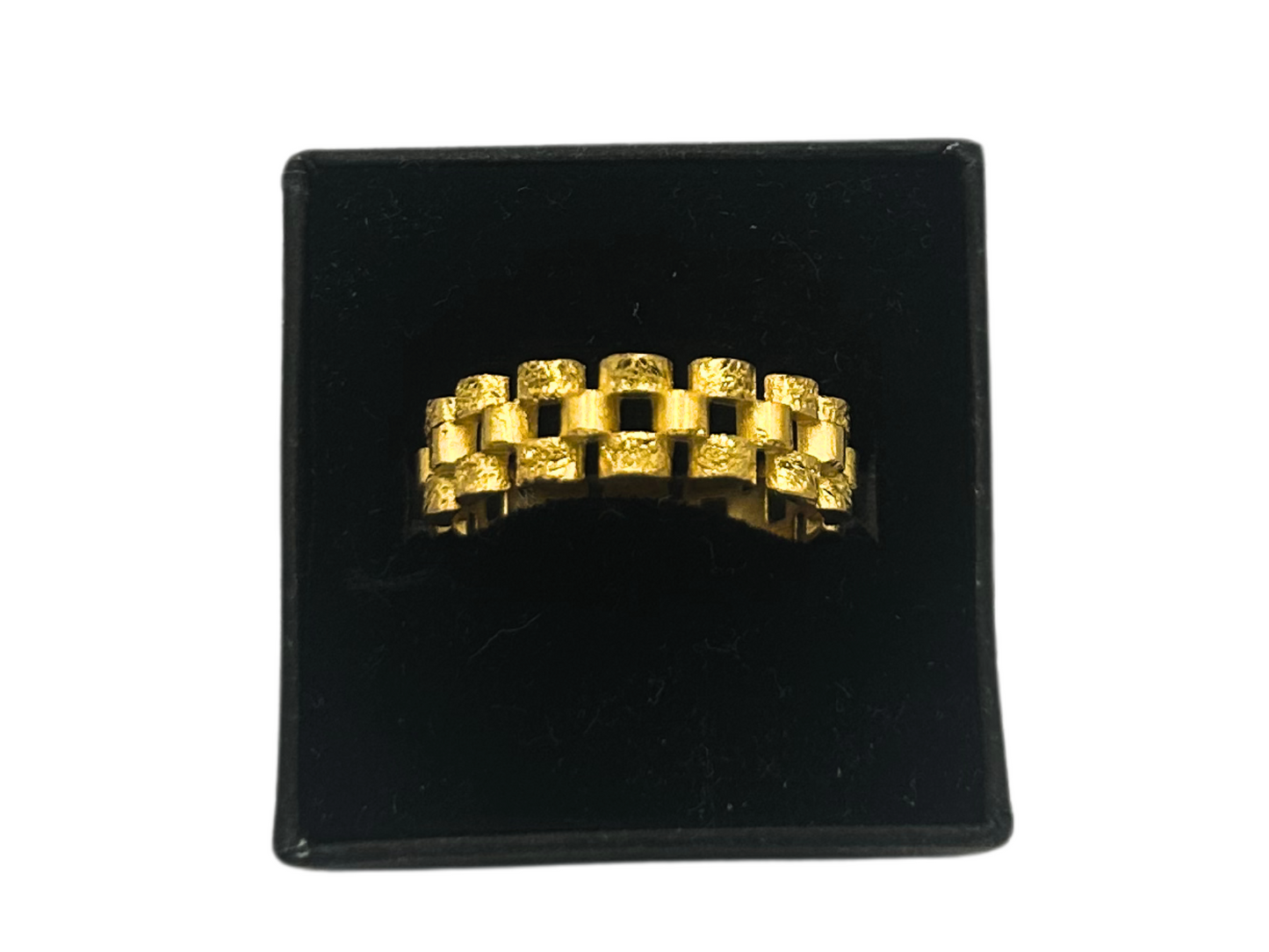 Bague schakel en or Zilveren