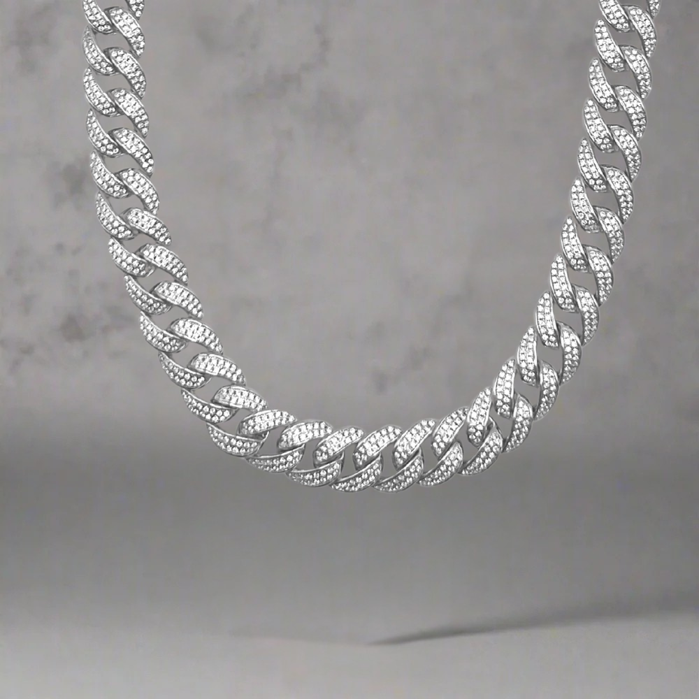 Silver Cuban chain
