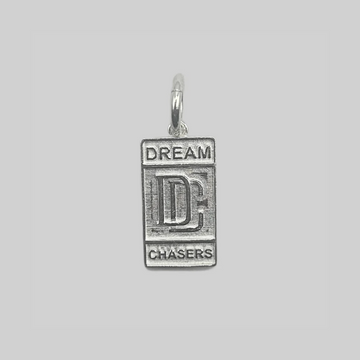 Silver plate small dream chaser pendant