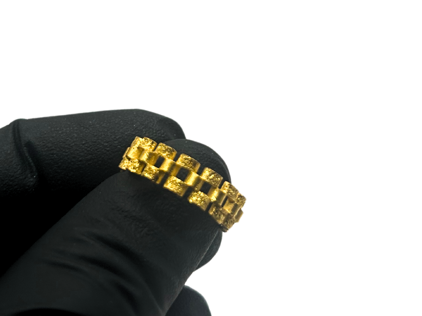 Bague schakel en or Zilveren
