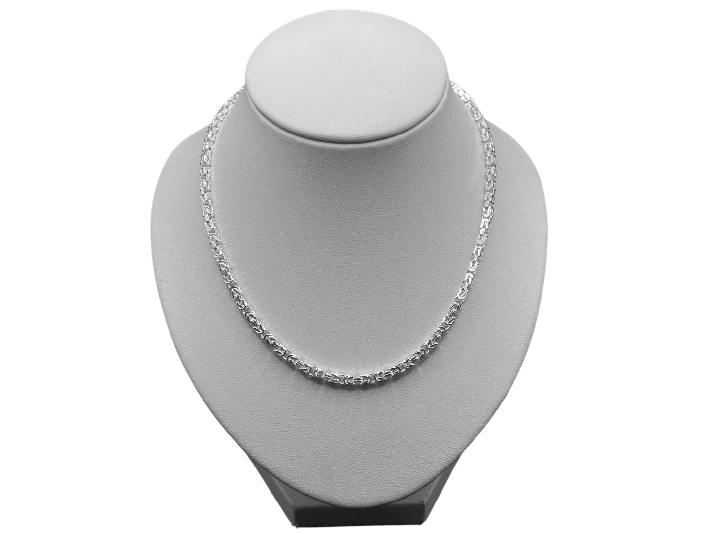 3MM koningsketting - 925 zilver -
