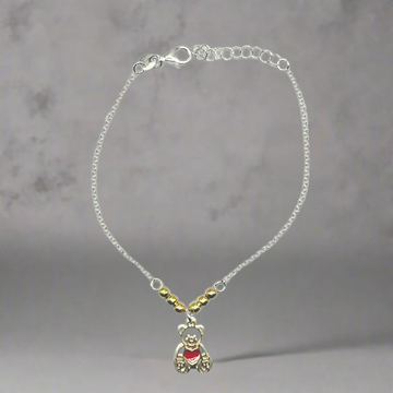 Beer charm bracelet - 925 sterling silver -