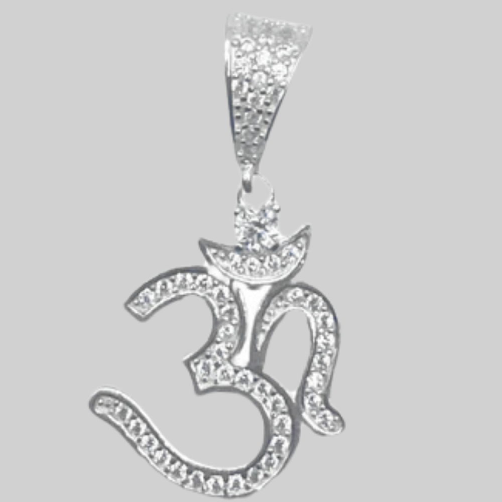 Silver Ohm pendant