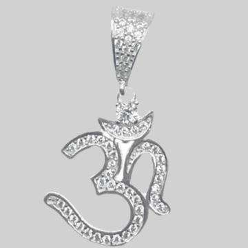 Silver Ohm pendant - 925 silver -