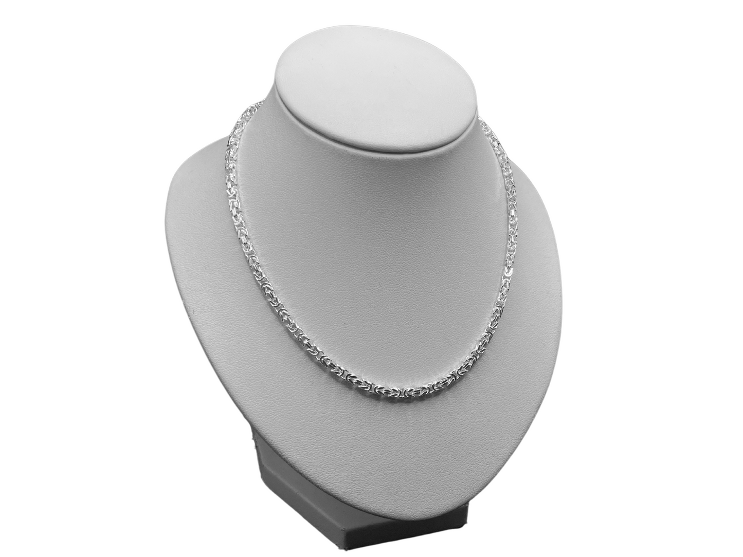 3MM koningsketting - 925 zilver -
