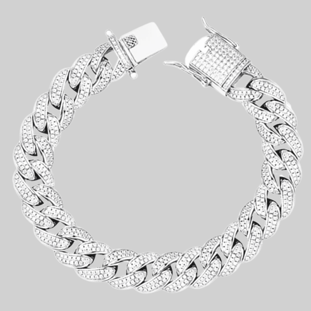 Silver Cuban bracelet