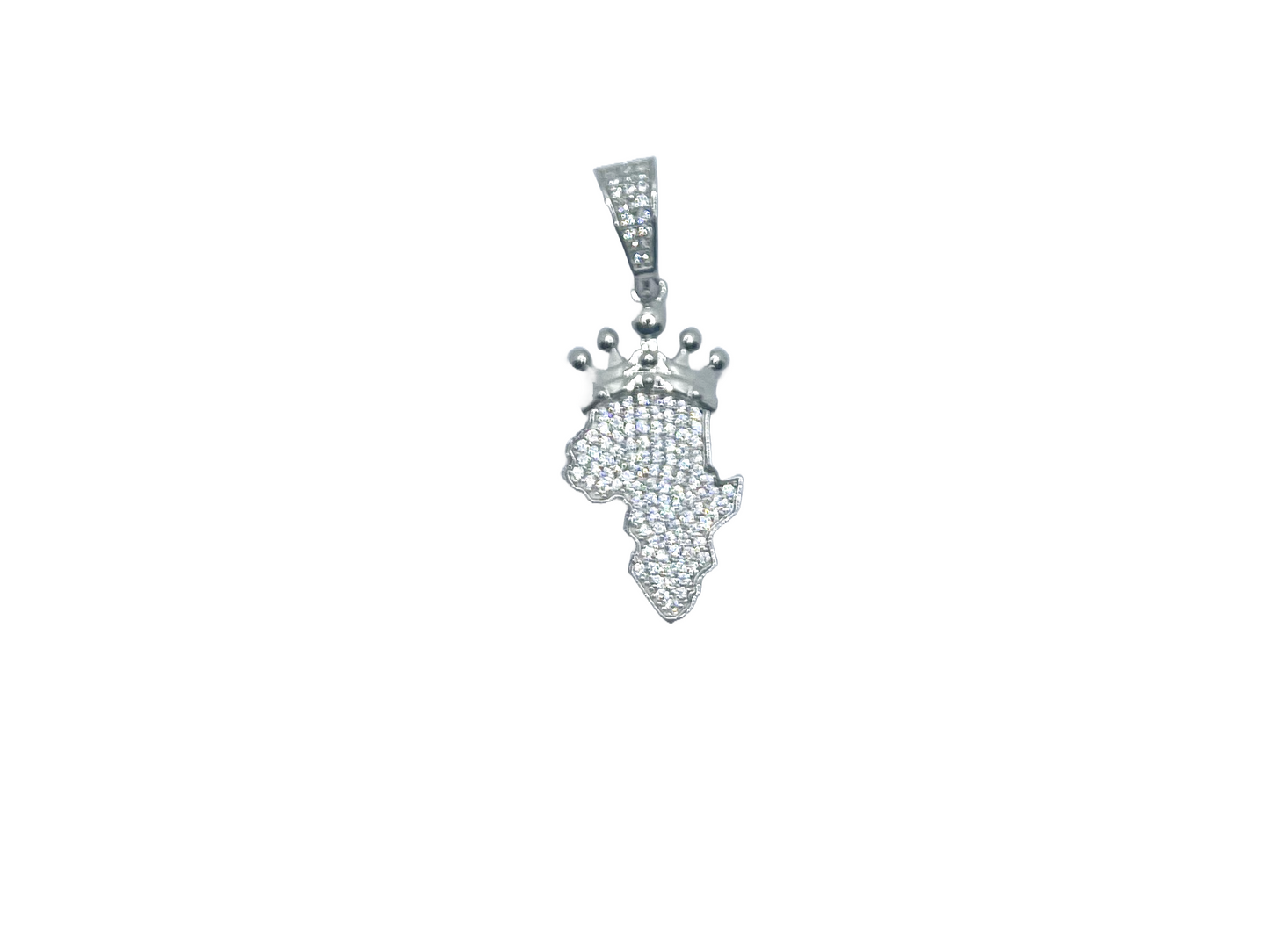 Silver Africa pendant