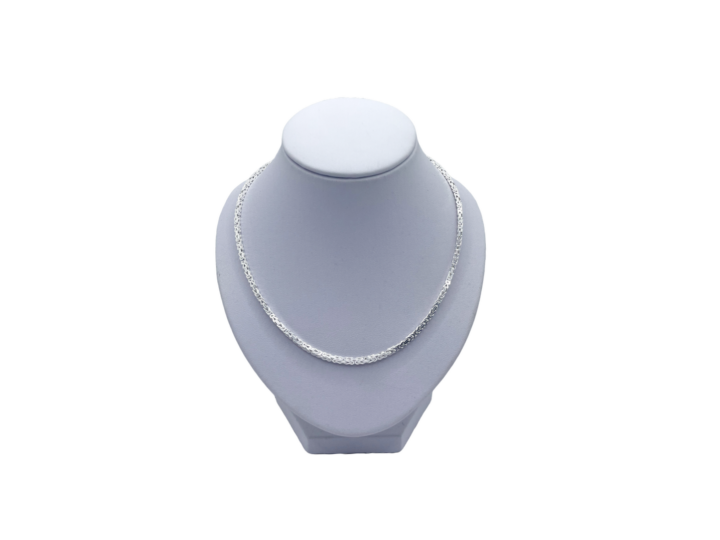 2 MM konings ketting - 925 zilver -