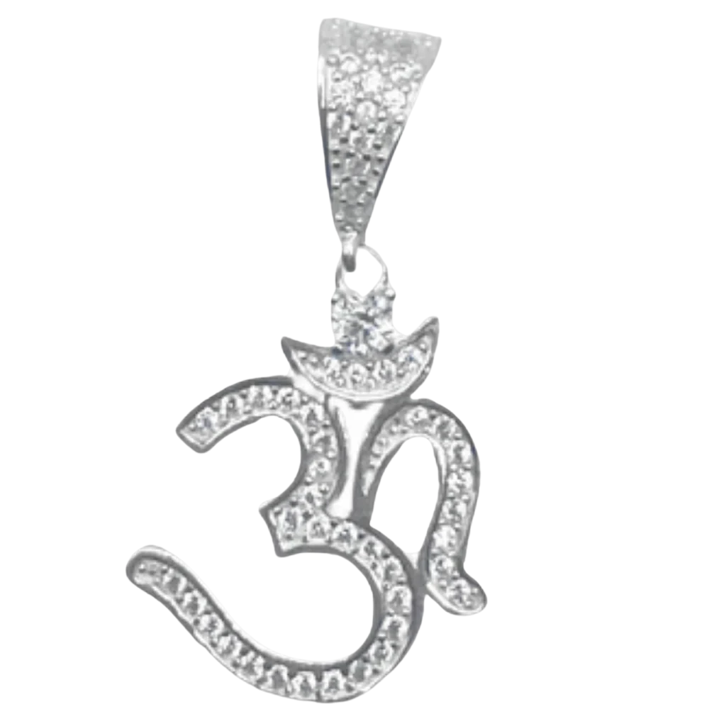 Zilveren Ohm hanger - 925 zilver -