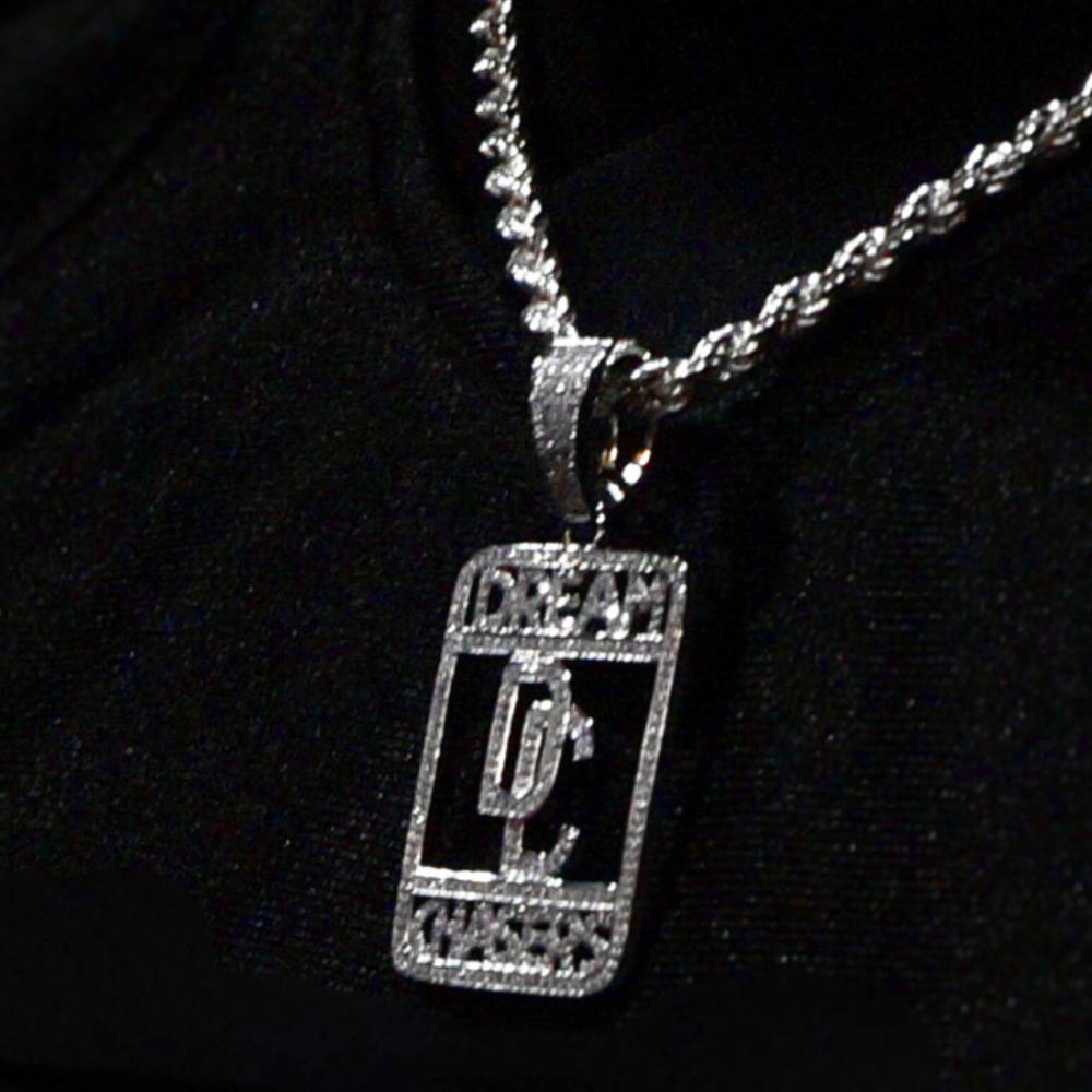 Silver dream chaser pendant