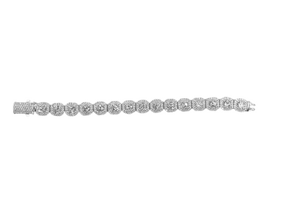 Bracelet glacé en argent XI