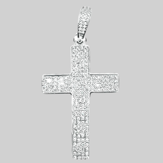Pendentif croix en argent