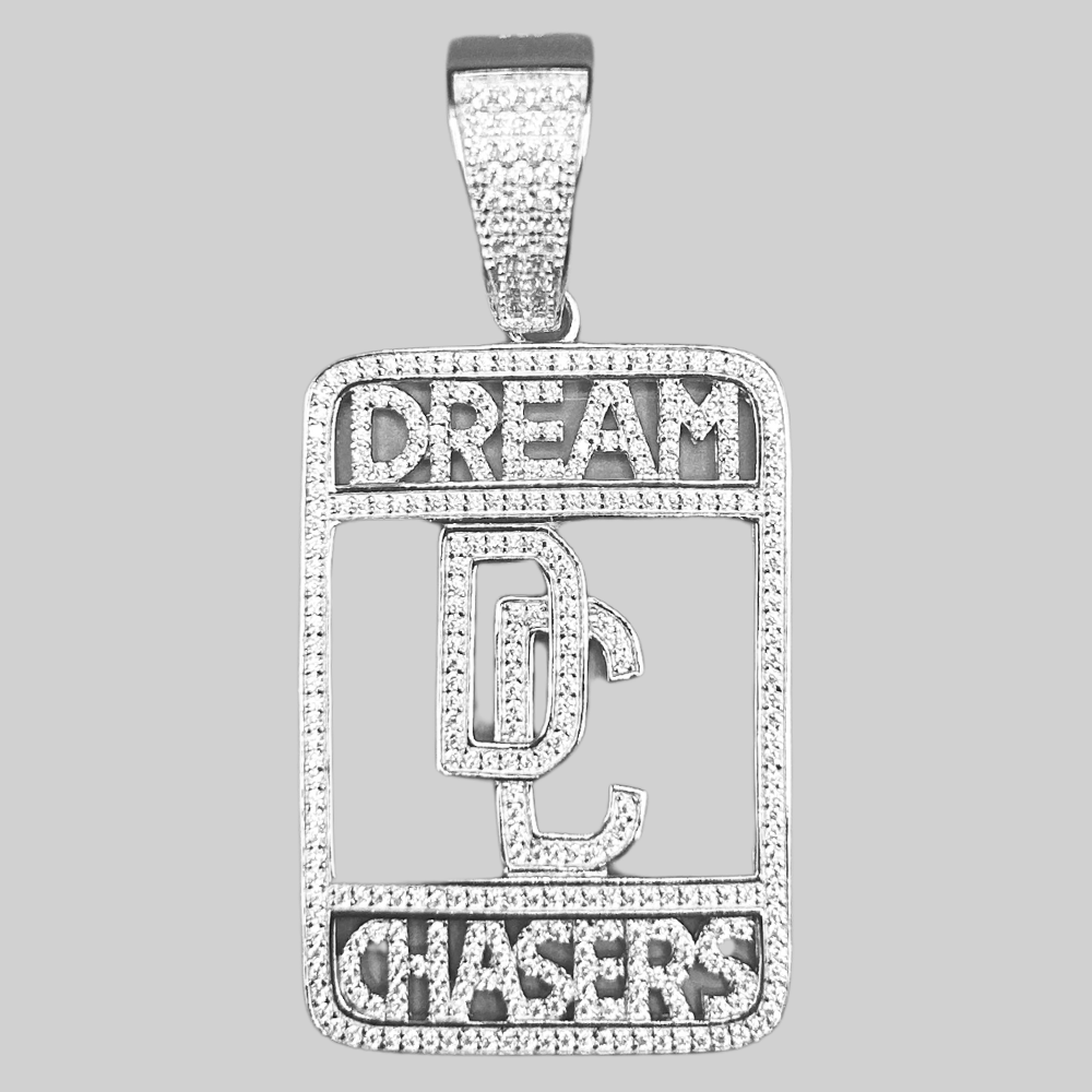 Silver dream chaser pendant