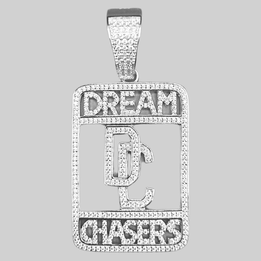 Silver dream chaser pendant