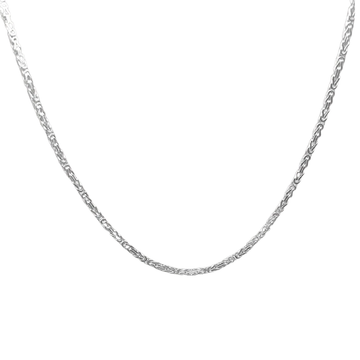 2 MM konings ketting - 925 zilver -