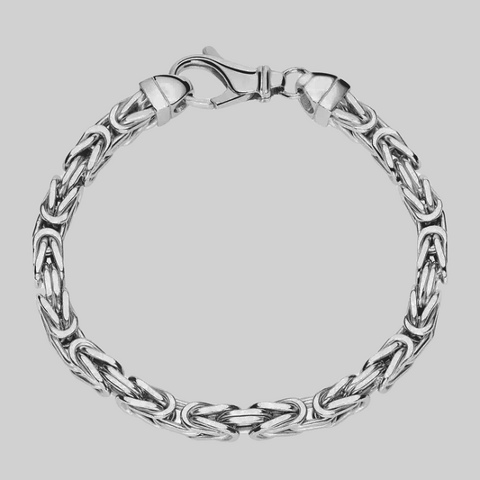 5 MM koningsarmband - 925 zilver -