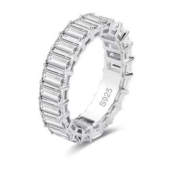 ZILVEREN 'ETERNITY' RING - 925 ZILVER -