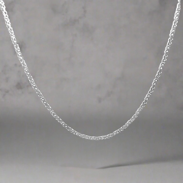 2 MM konings ketting - 925 zilver -
