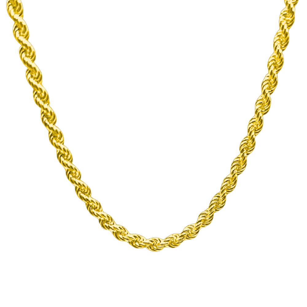 14 KARAAT GOUDEN 4.5MM 'ROPE' KETTING - 14 KARAAT GOUD -