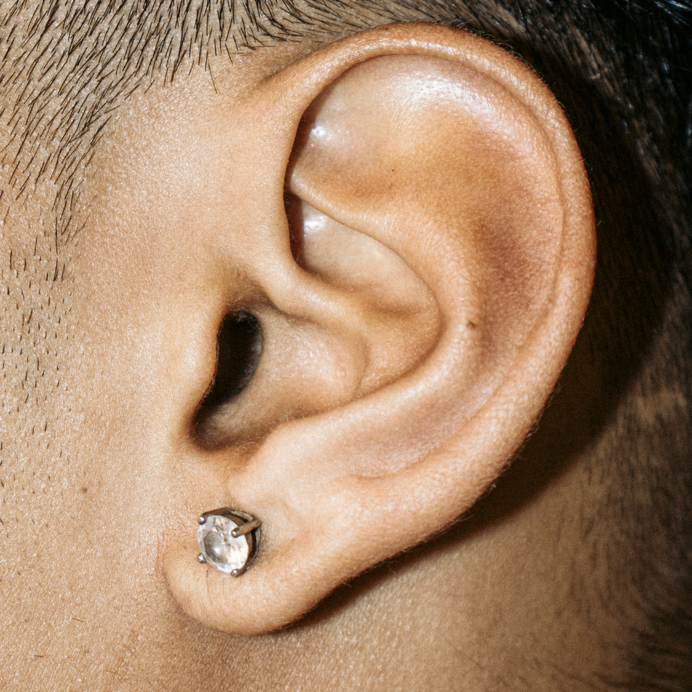 Silver zirconia earrings - 925 silver -