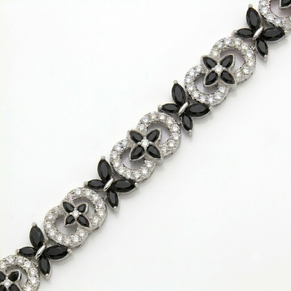 ICED OUT 'VLINDER' ARMBANDEN - 925 ZILVER -
