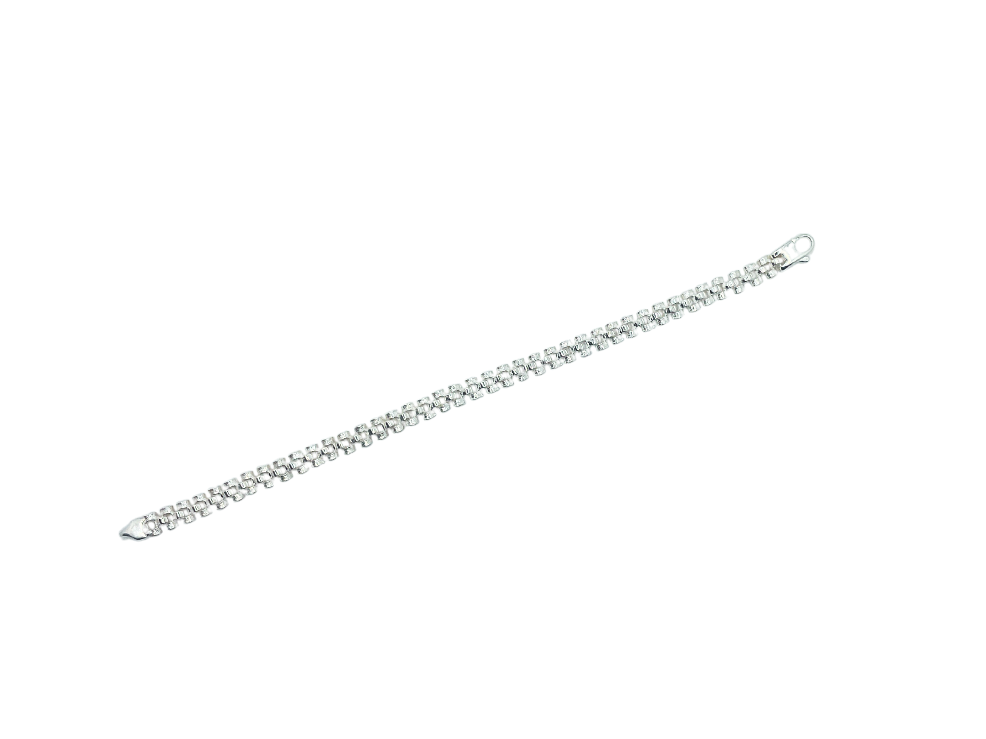 Zilveren schakel armbanden - 925 zilver -