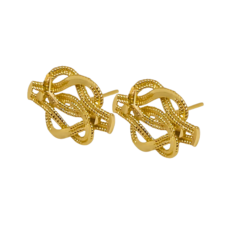 14 KARAAT GOUDEN 'MATTENKLOPPER' OORBEL - 14 KARAAT GOUD -