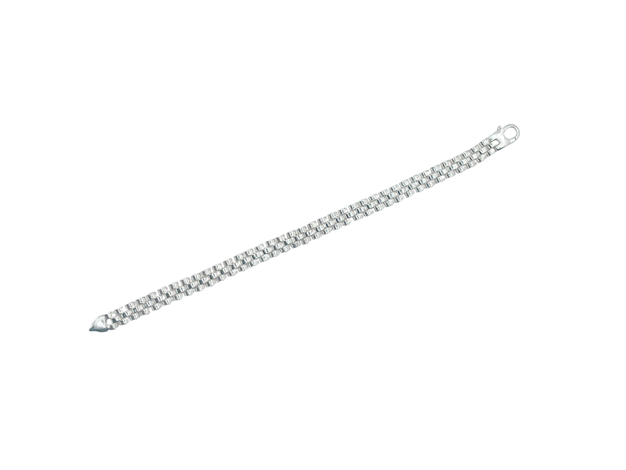 Zilveren schakel armbanden - 925 zilver -