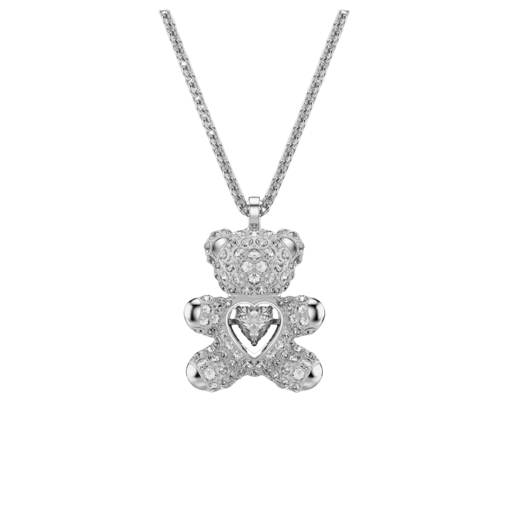 Zilveren beertje ketting - 925 zilver -