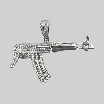 Silver weapon pendant
