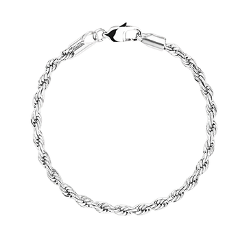 ZILVEREN 'ROPE' ARMBAND - 925 ZILVER -