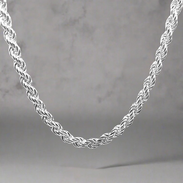 ZILVEREN 5 MM rope chain - 925 zilver -