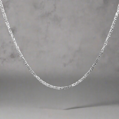 3MM koningsketting - 925 zilver -