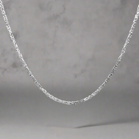 3MM koningsketting - 925 zilver -