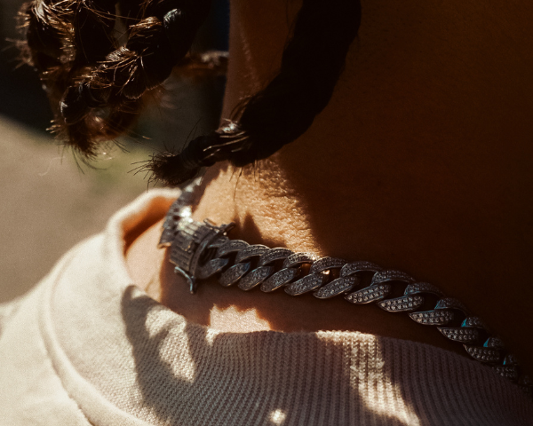 Silver Cuban chain