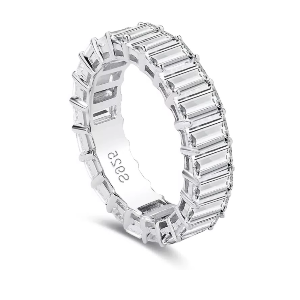 ZILVEREN 'ETERNITY' RING - 925 ZILVER -