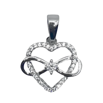 Zilveren oneindig hart hanger - 925 zilver -