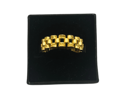 Bague schakel en or Zilveren