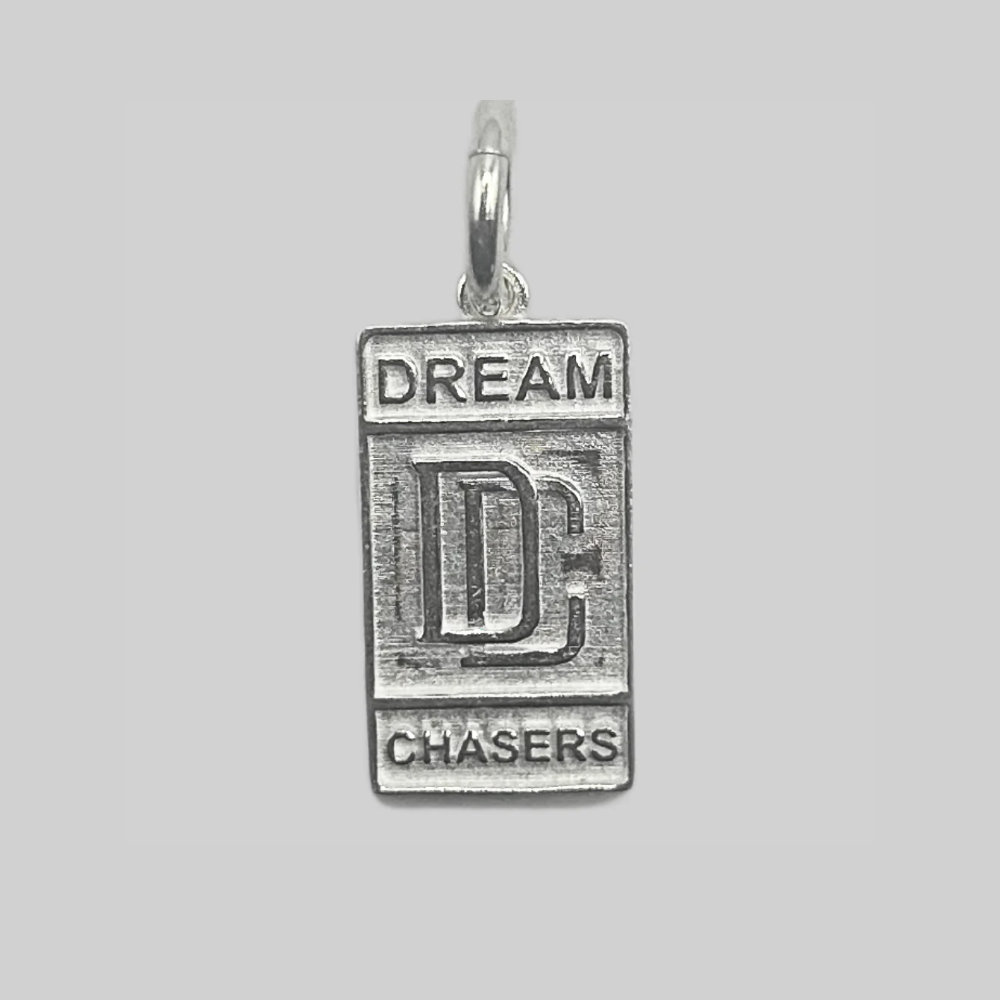 Silver Plate Average Dream Chaser Pendant