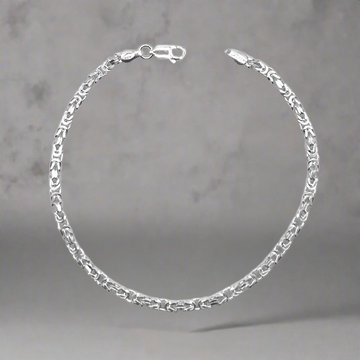 3 MM koningsarmband - 925 zilver -