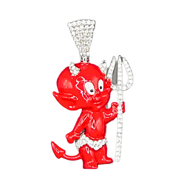 DEVIL BABY HANGER - 925 ZILVER -