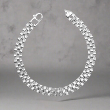 Zilveren schakel armbanden - 925 zilver -