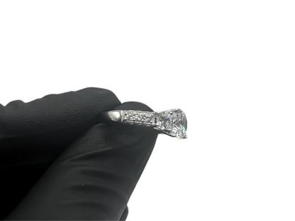 Princessen ring iced out - 925 zilver -